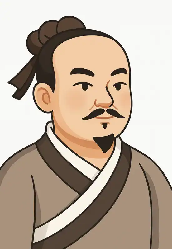 An image of Mencius as a character.