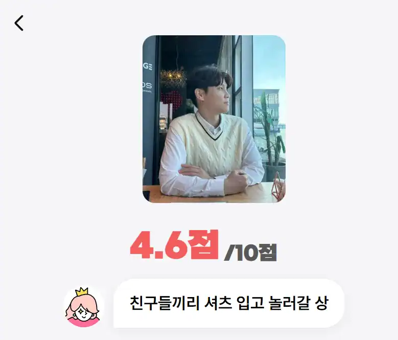 Seo Jun boasts a 4.6 out of 10 rating.