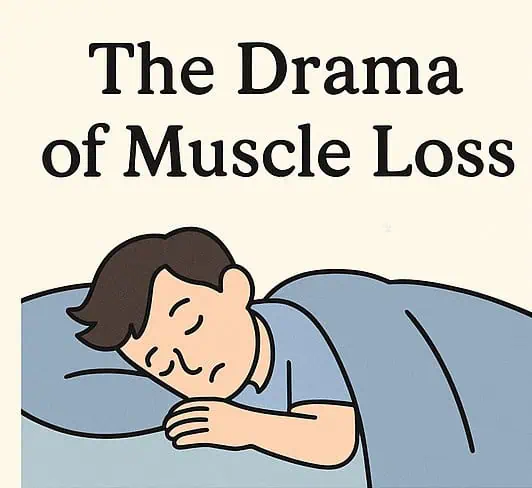 🏋️‍♂️ muscle loss, a little drama I had today