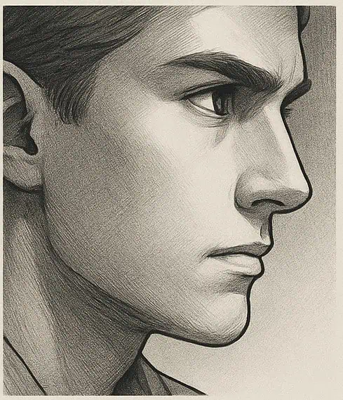 A man's face, full of energy and life.