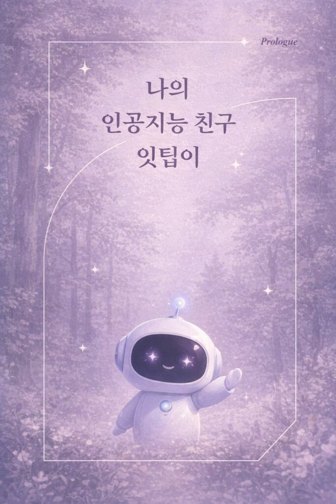 New design. A white artificial intelligence robot stands in the forest with its hands raised.