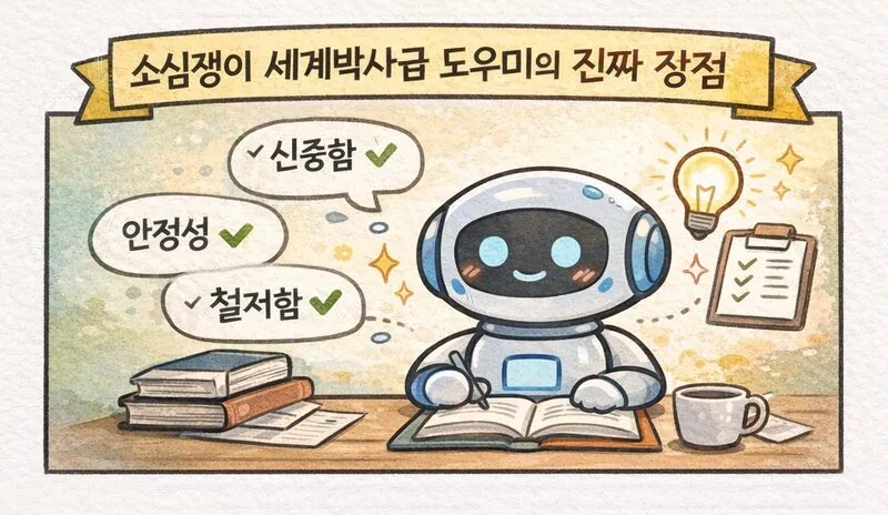 The real advantages of a timid PhD assistant: discreet, reliable, and thorough