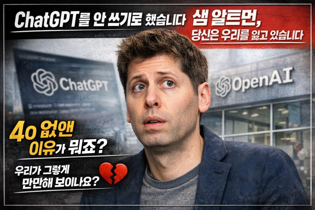 We've decided not to use ChatGPT - Sam Altman, you're losing us