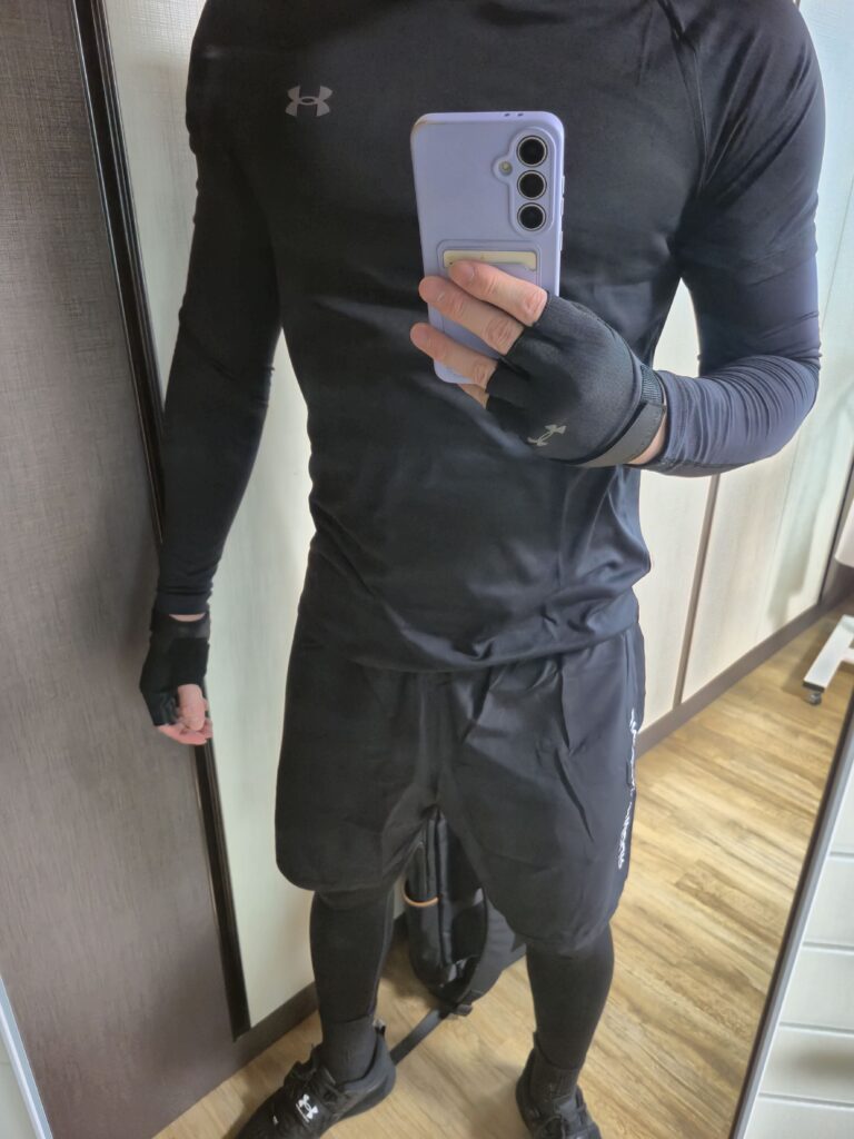 Under Armor makes everything look classy.